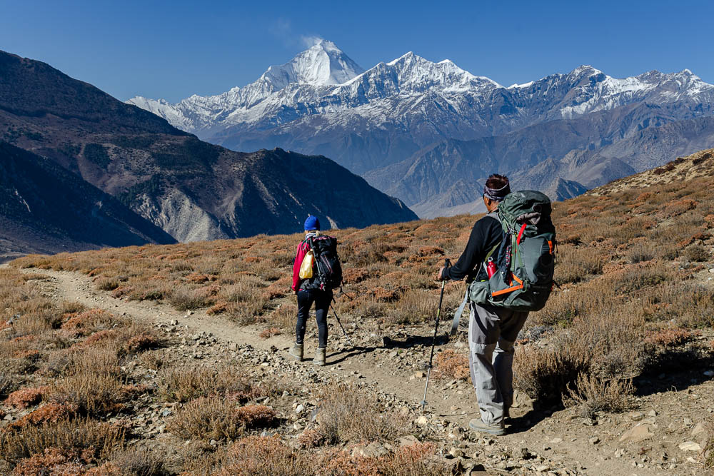 Vue imprenable sur le Daulaghiri - De Muktinath à Jomoson par Lupra