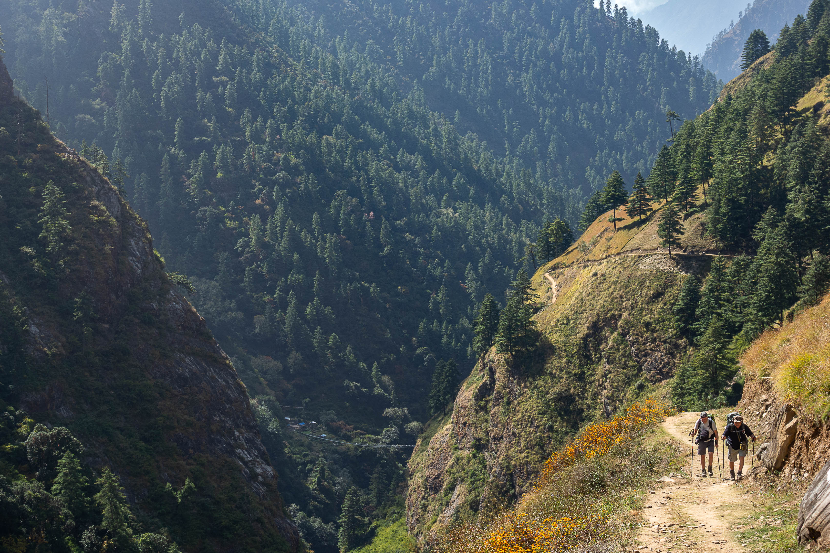 Le versant ensoleillé - De Lokpa à Chokhangparo