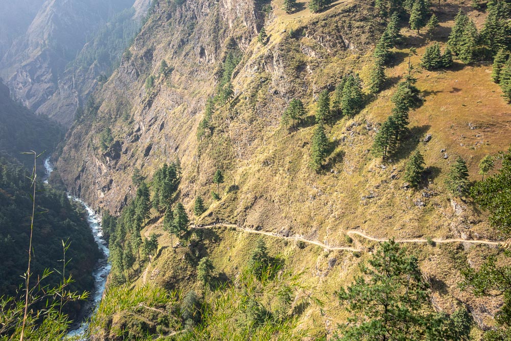 Sur le chemin du retour - Retour sur l'itinéraire du Manaslu par Ripchet