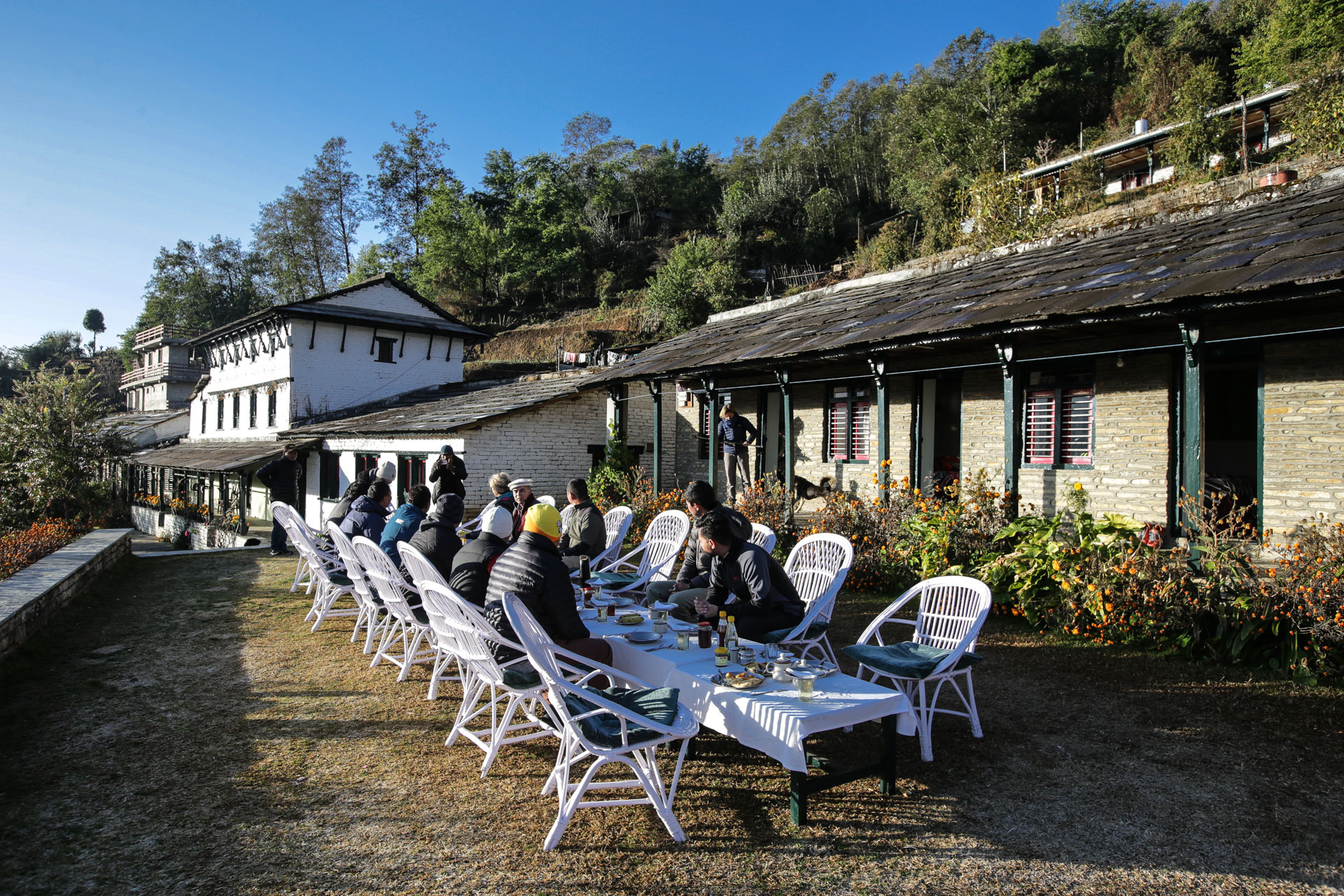 Devant l’Himalaya lodge