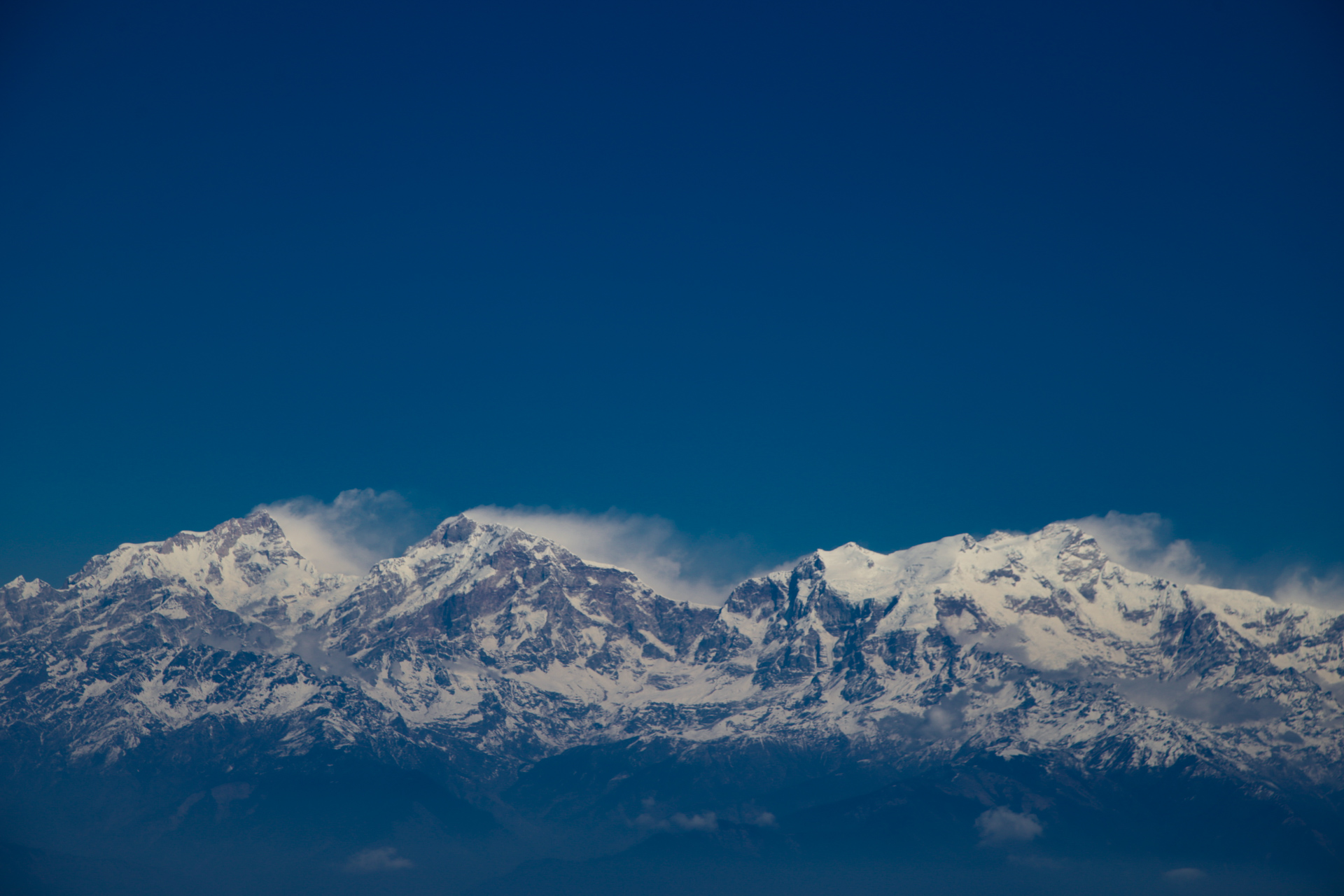 Massif du Manalu, depuis l’avion entre Pokhara et Kathmandu