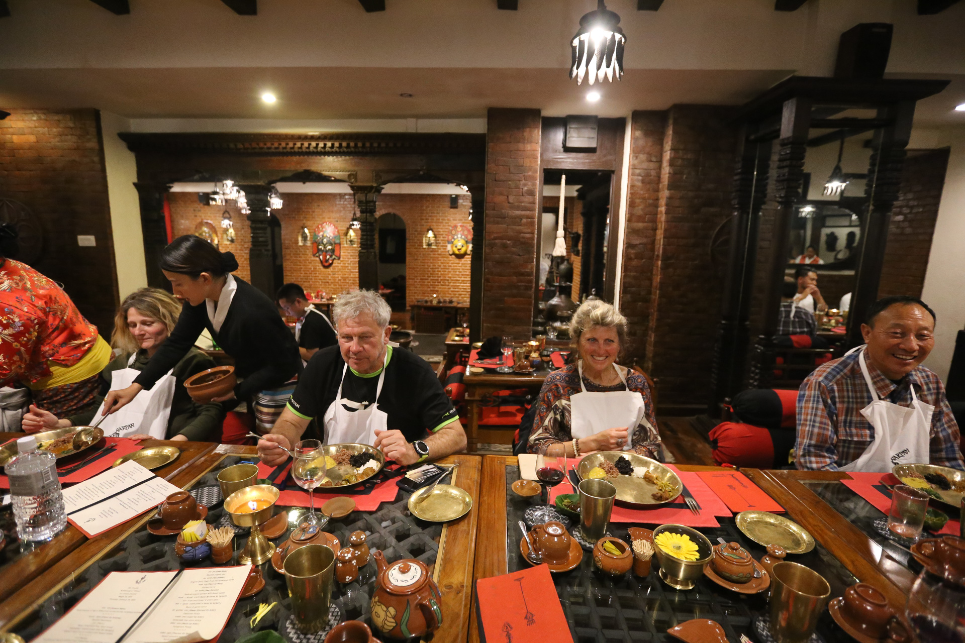 Muriel Faure, JeanMi Asselin, Laurence Ameu et Kipchu du Bhoutan