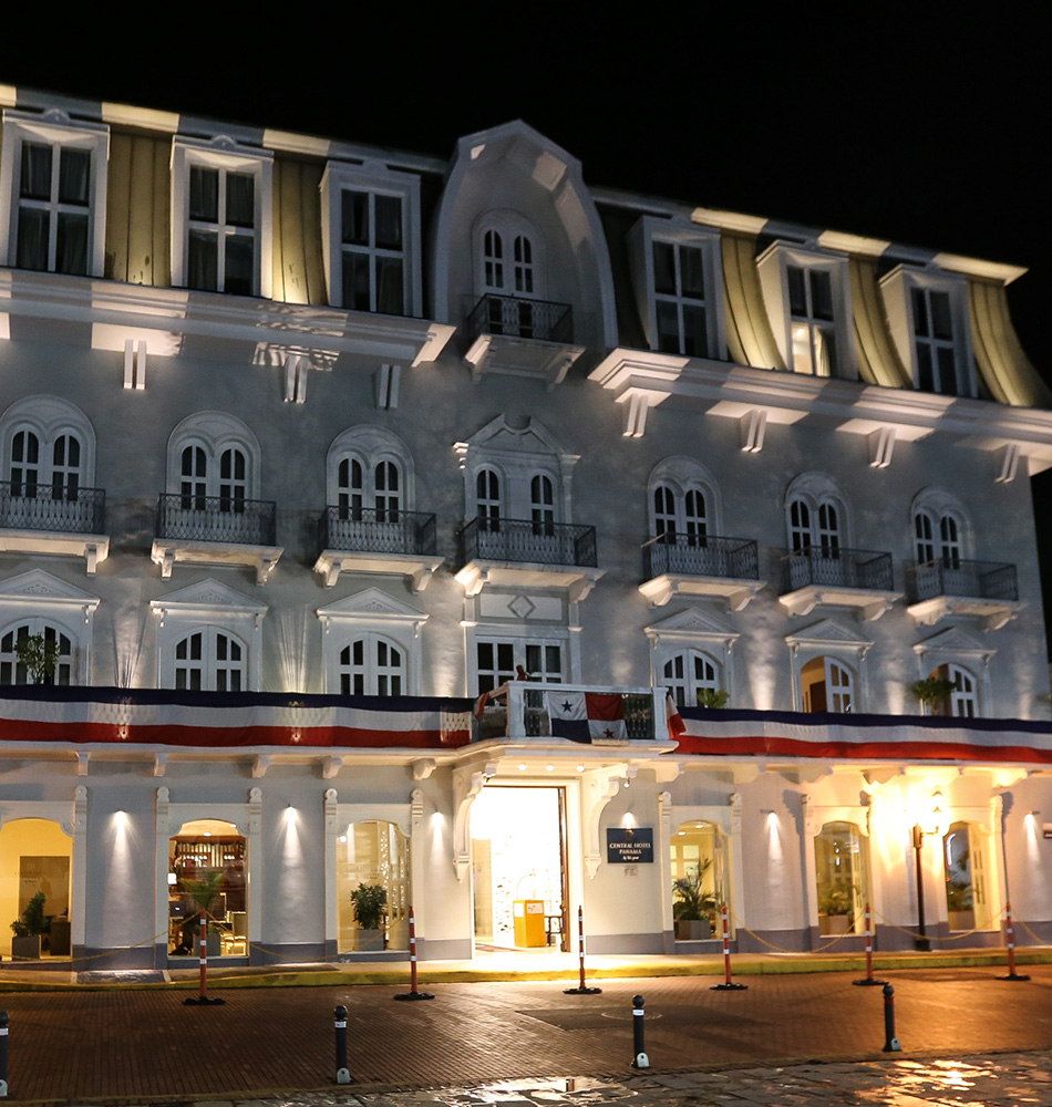 Façade du Central Hotel