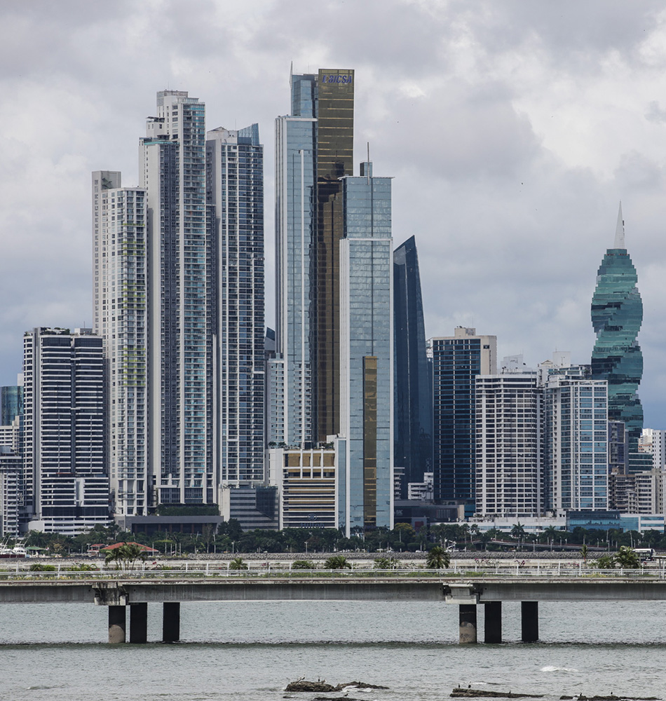 Le centre-ville moderne depuis le Casco Viejo