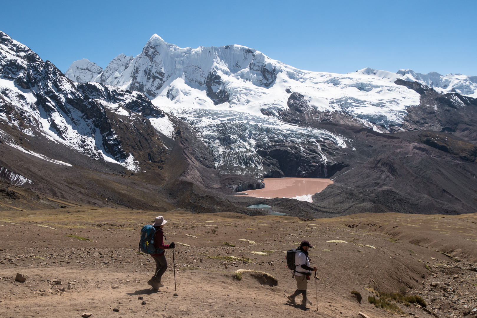 Versant sud de l'Ausangate - Trek > Col Alto Palomani > Vallée Jampa