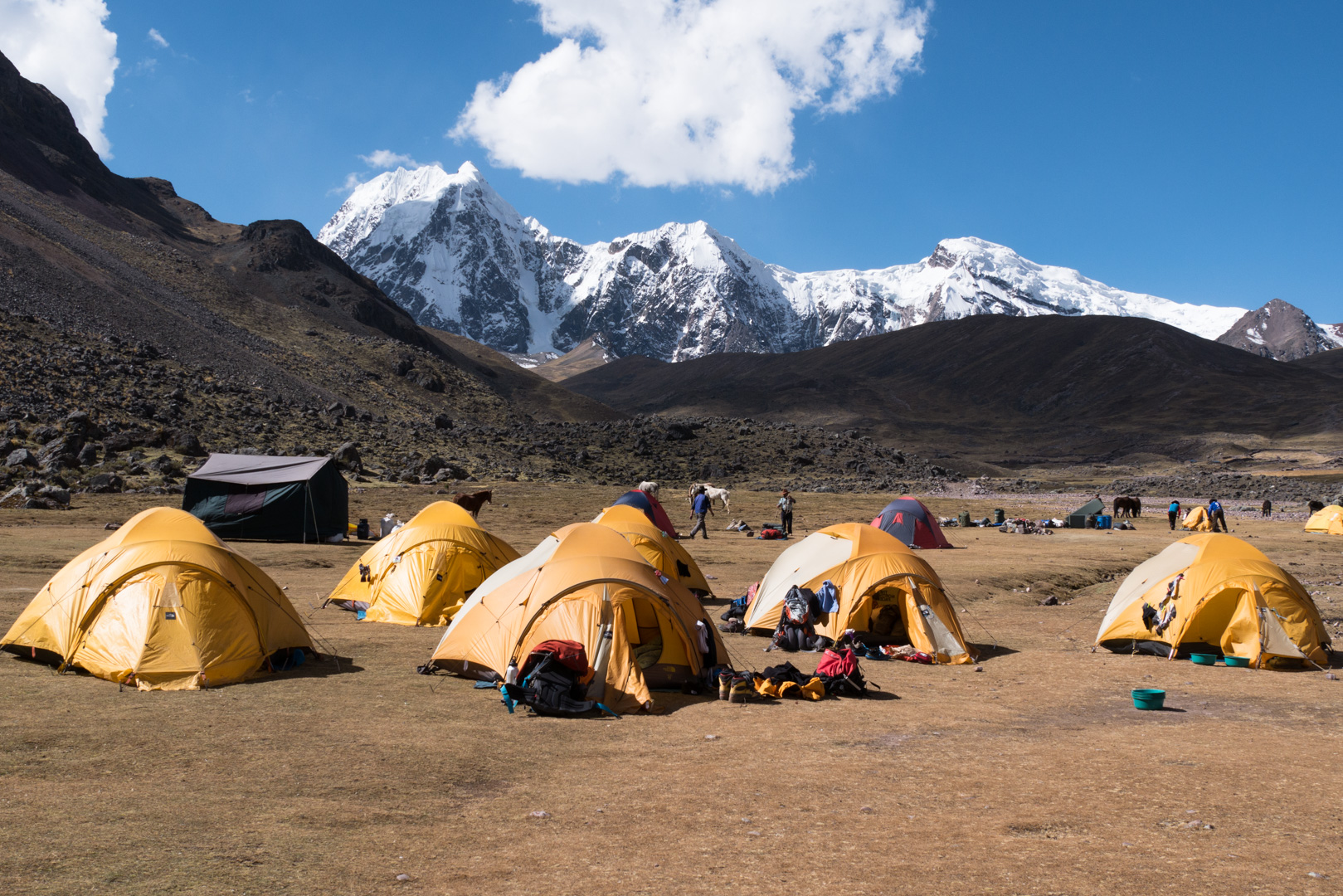 Un campement dans la valée de Jampa - Trek > Col Alto Palomani > Vallée Jampa