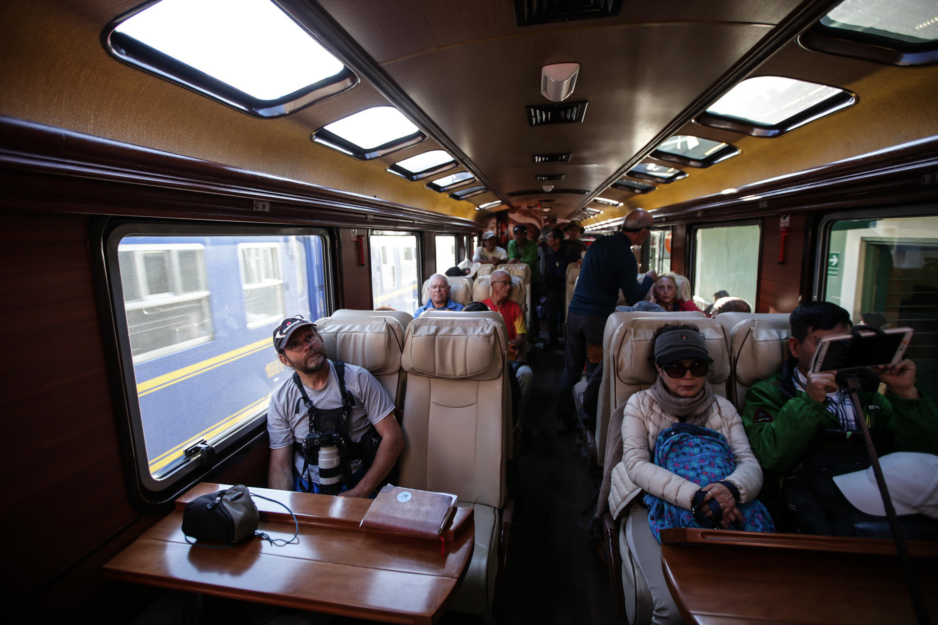 Train en direction d'Aguas Calientes - De Cusco à Aguas Calientes