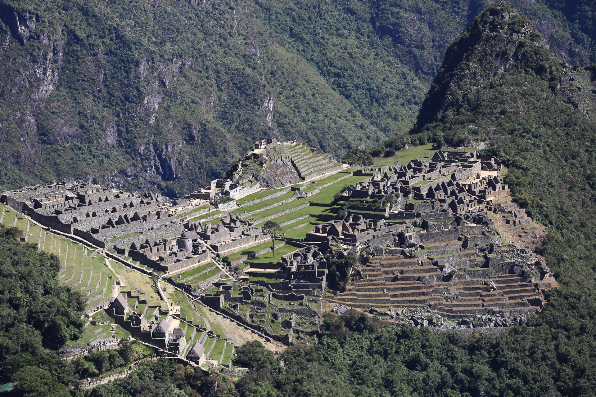 Le Machu Picchu depuis la Porte du Soleil - Machu Picchu
