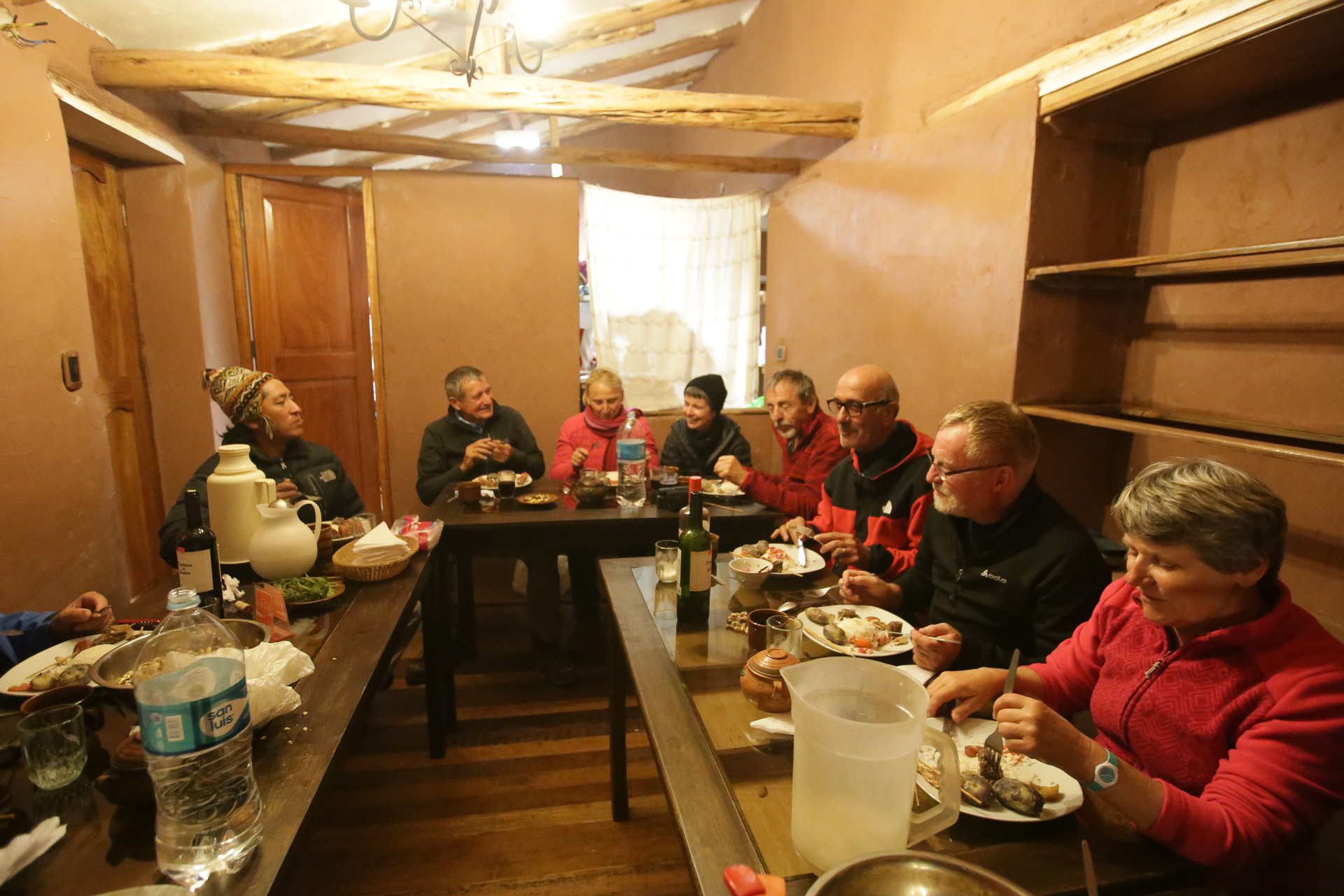 Ambiance dans la salle à manger de notre maison d'hôtes - Machu Picchu