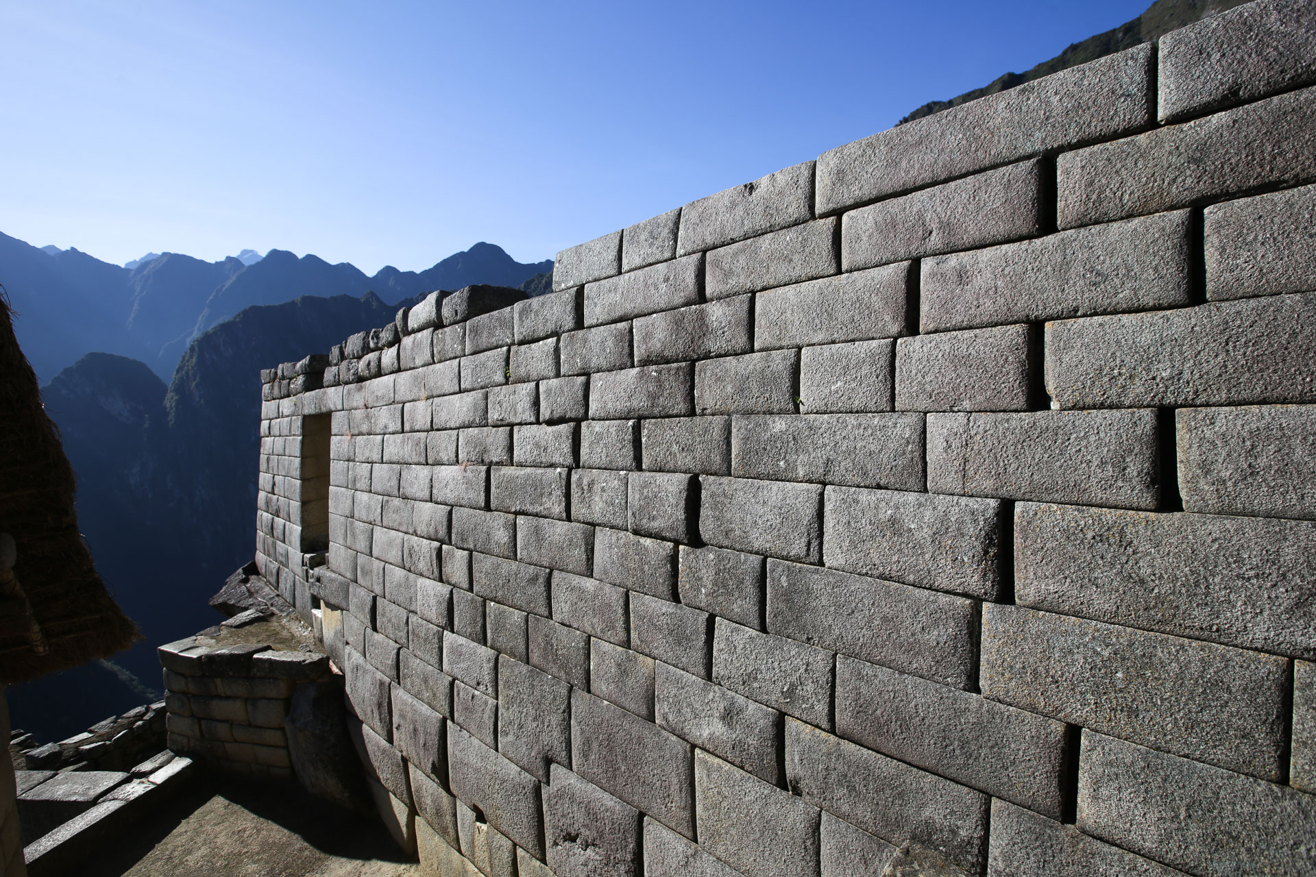 L'un des murs exceptionnels de Machu Picchu - Machu Picchu
