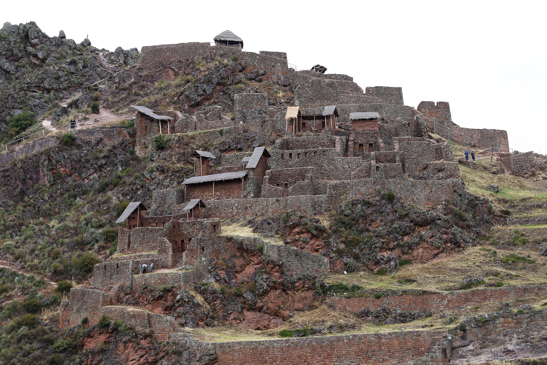 L'ancienne ville Incadomine l'ensemble du site - Pisac