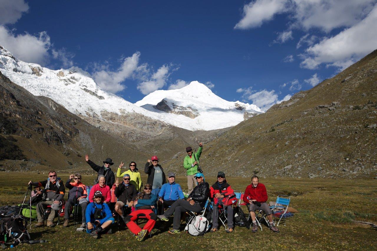 Arrivée au premier camp dans la Quebrada d'Akilpo - Quebrada Akilpo