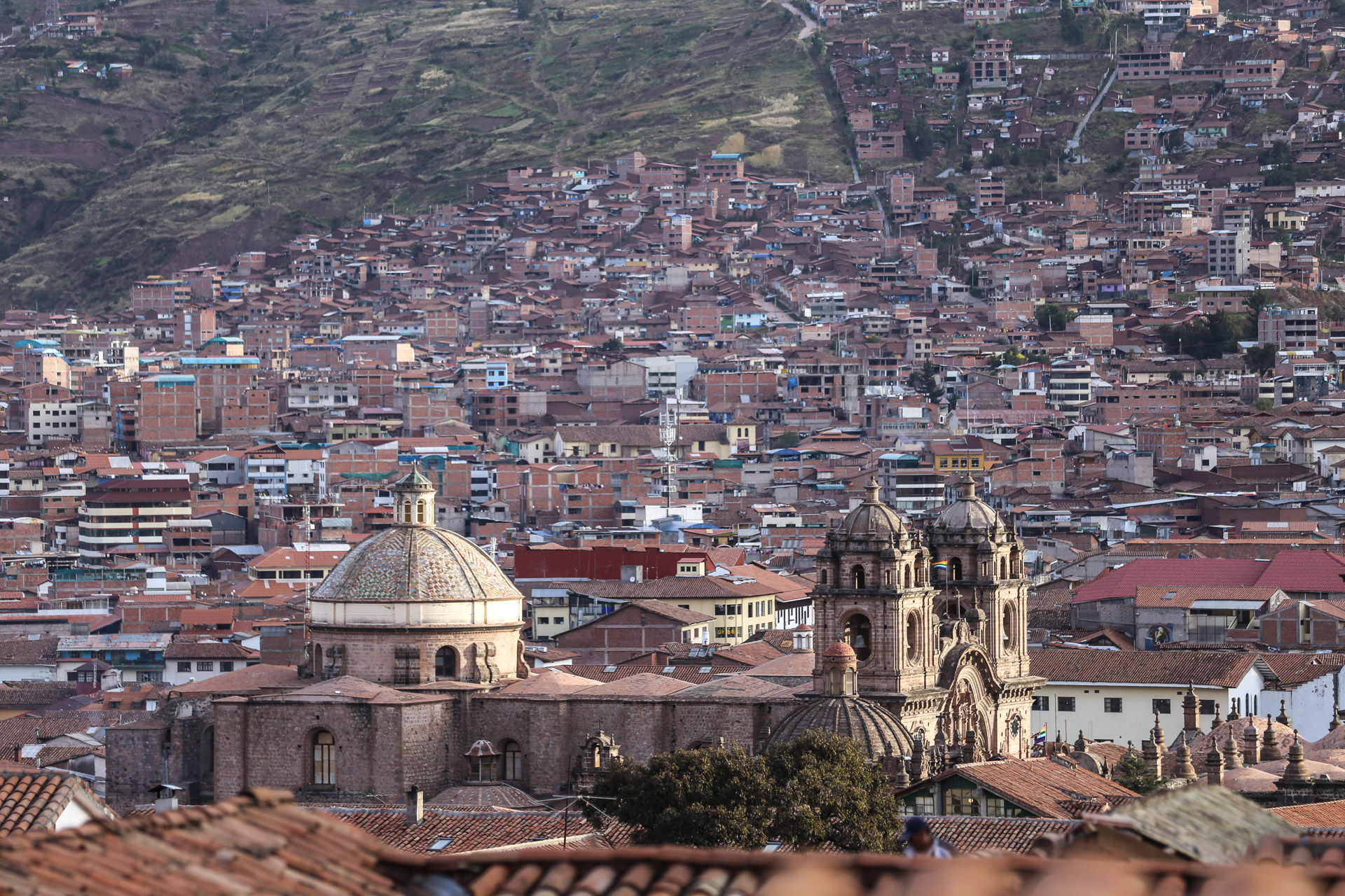 Chambre avec vue sur les deux tours de l'église des Jésuites - Charmes de Cusco