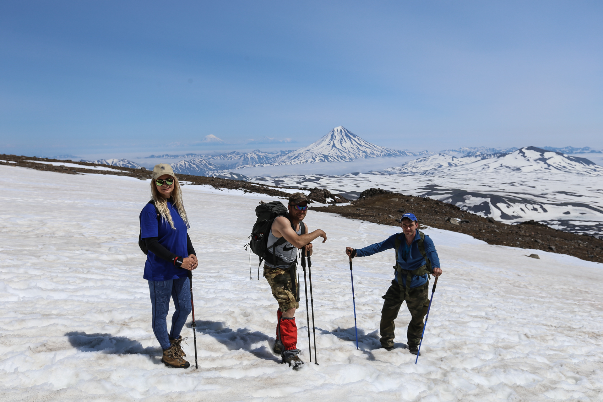 Kamtchatka - Ascension du volcan Gorelaya Sopka