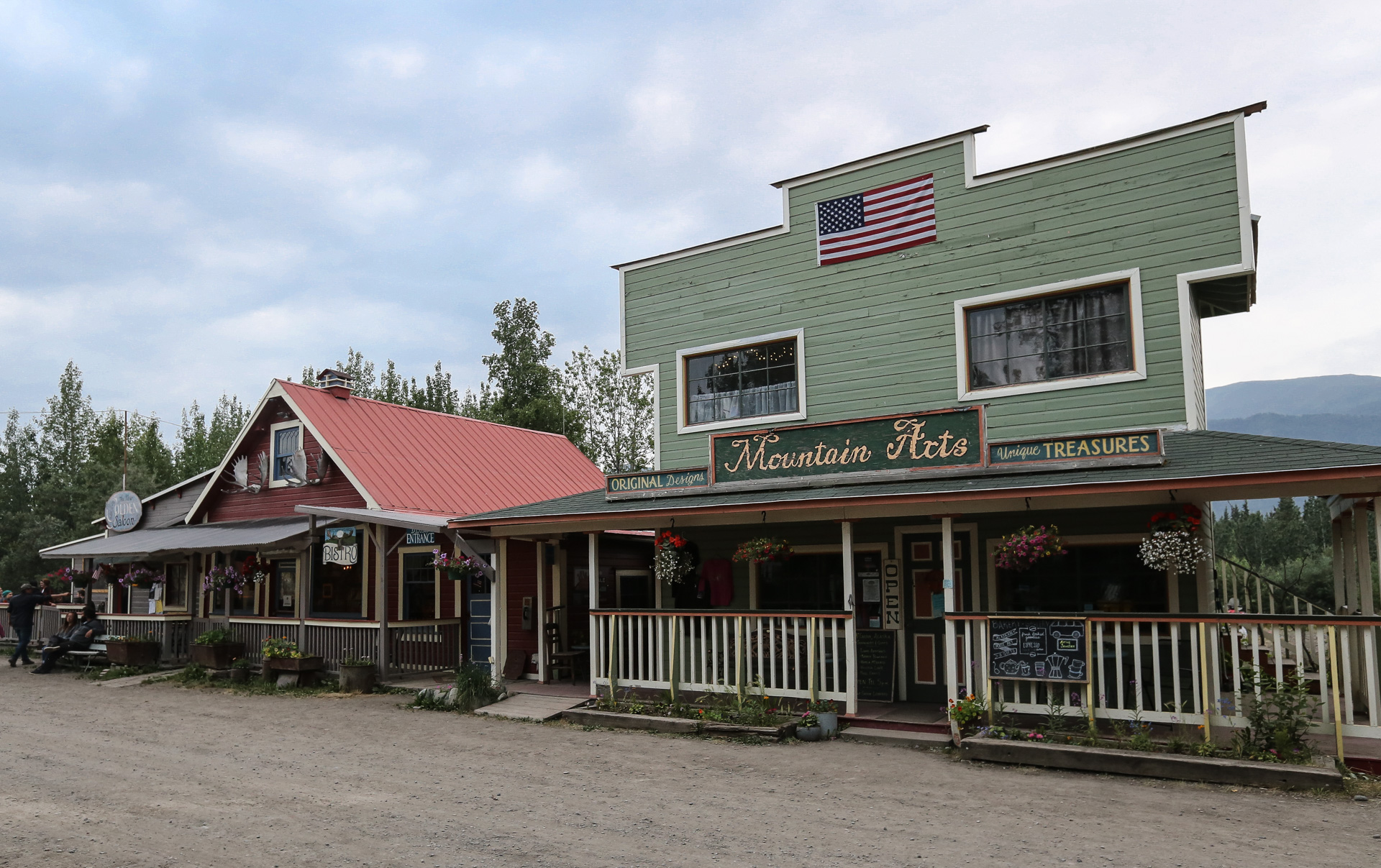 Ambiance western dans l’unique rue de McCarthy