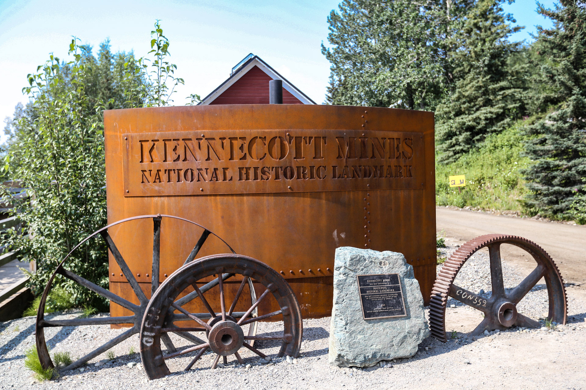 L’entrée de Kennecott