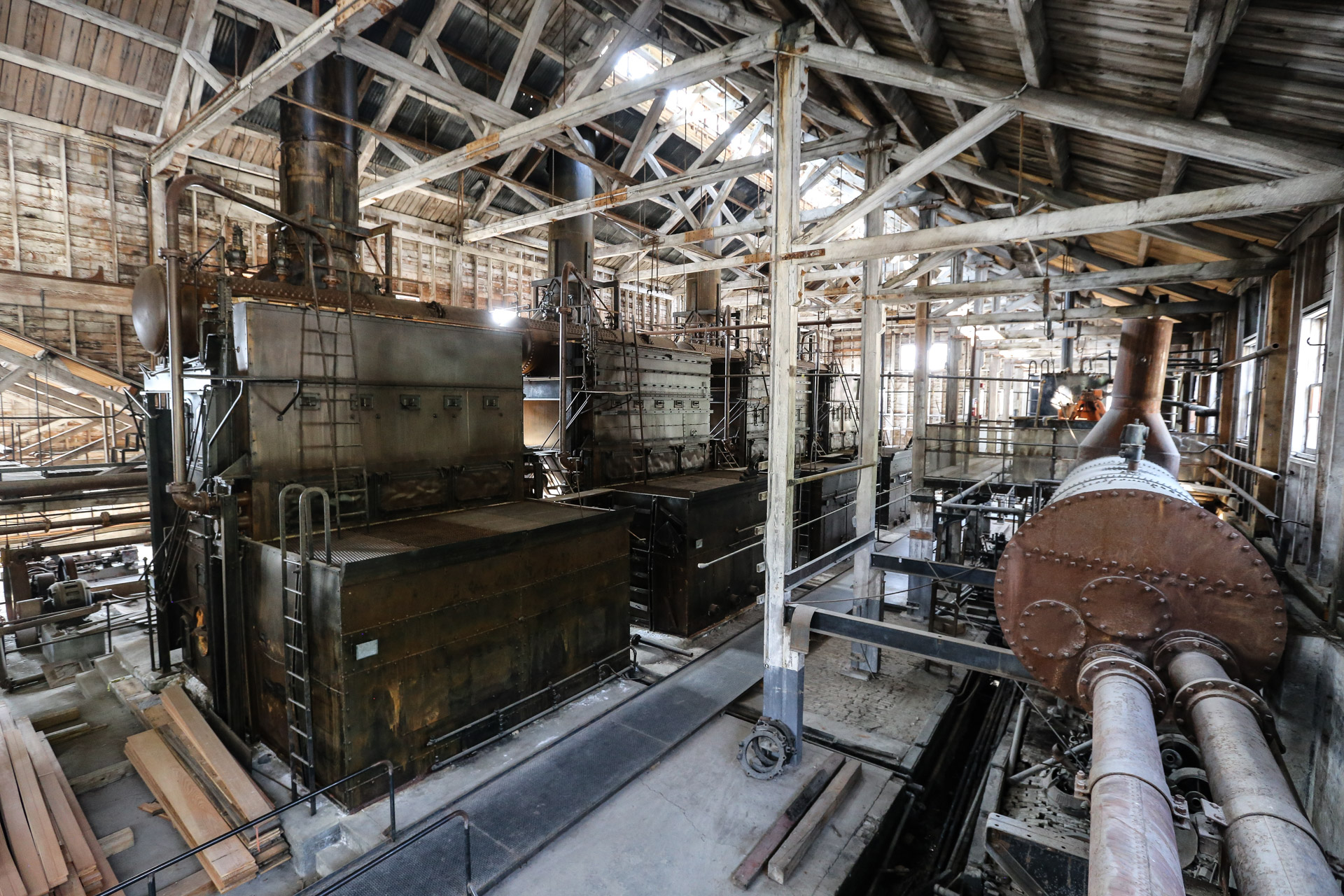 Salle des machines mine de Kennecott
