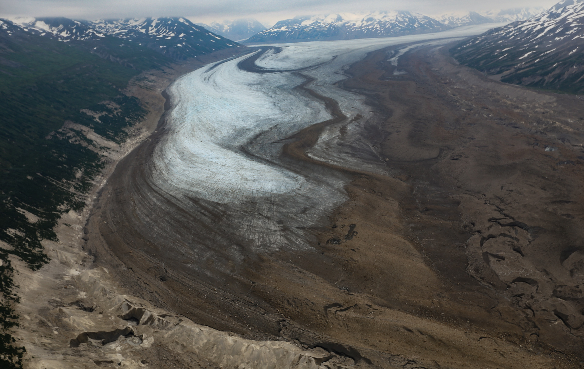 premier glacier alaska moraine