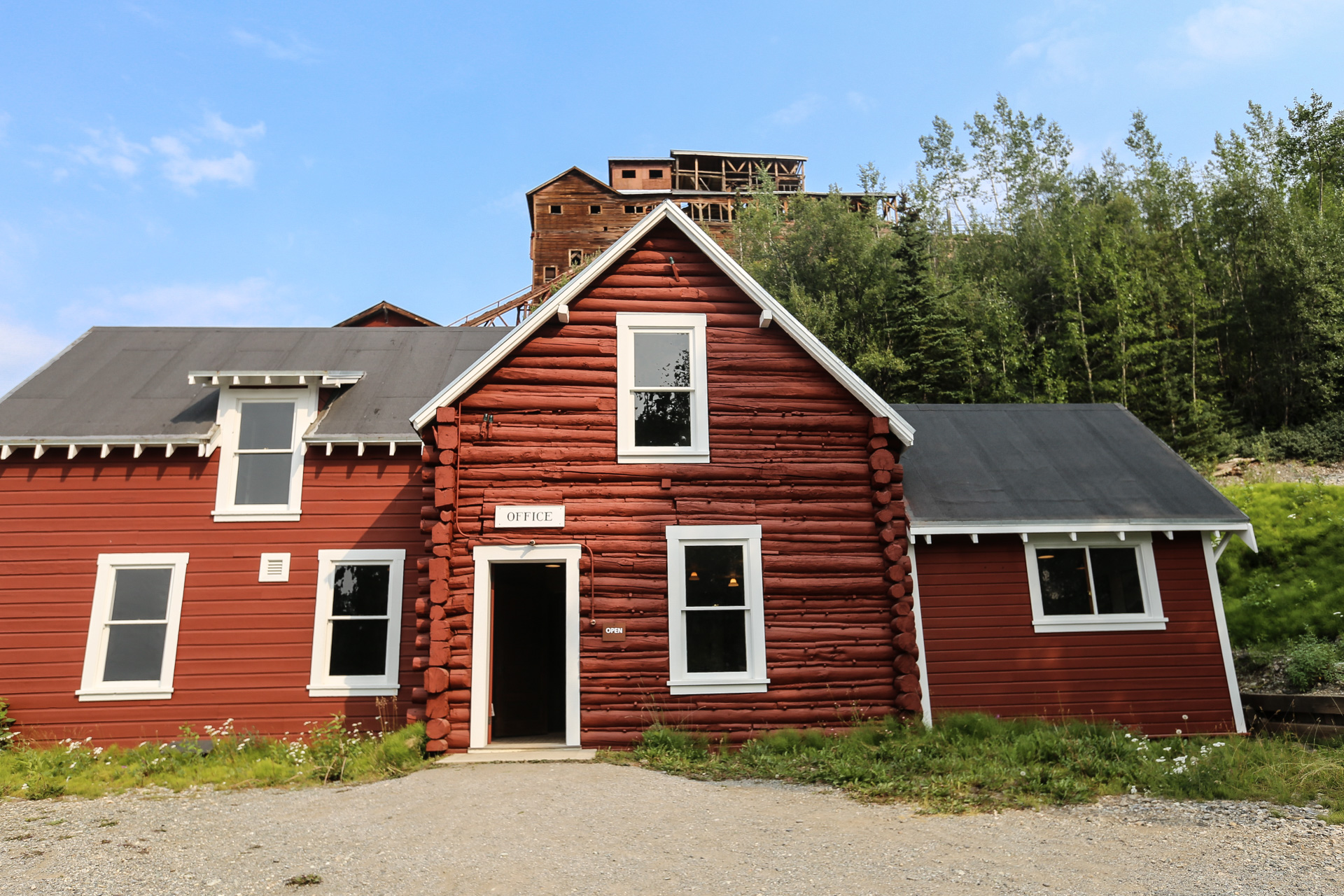 La maison qui abritait l’administration Kennecott Mine