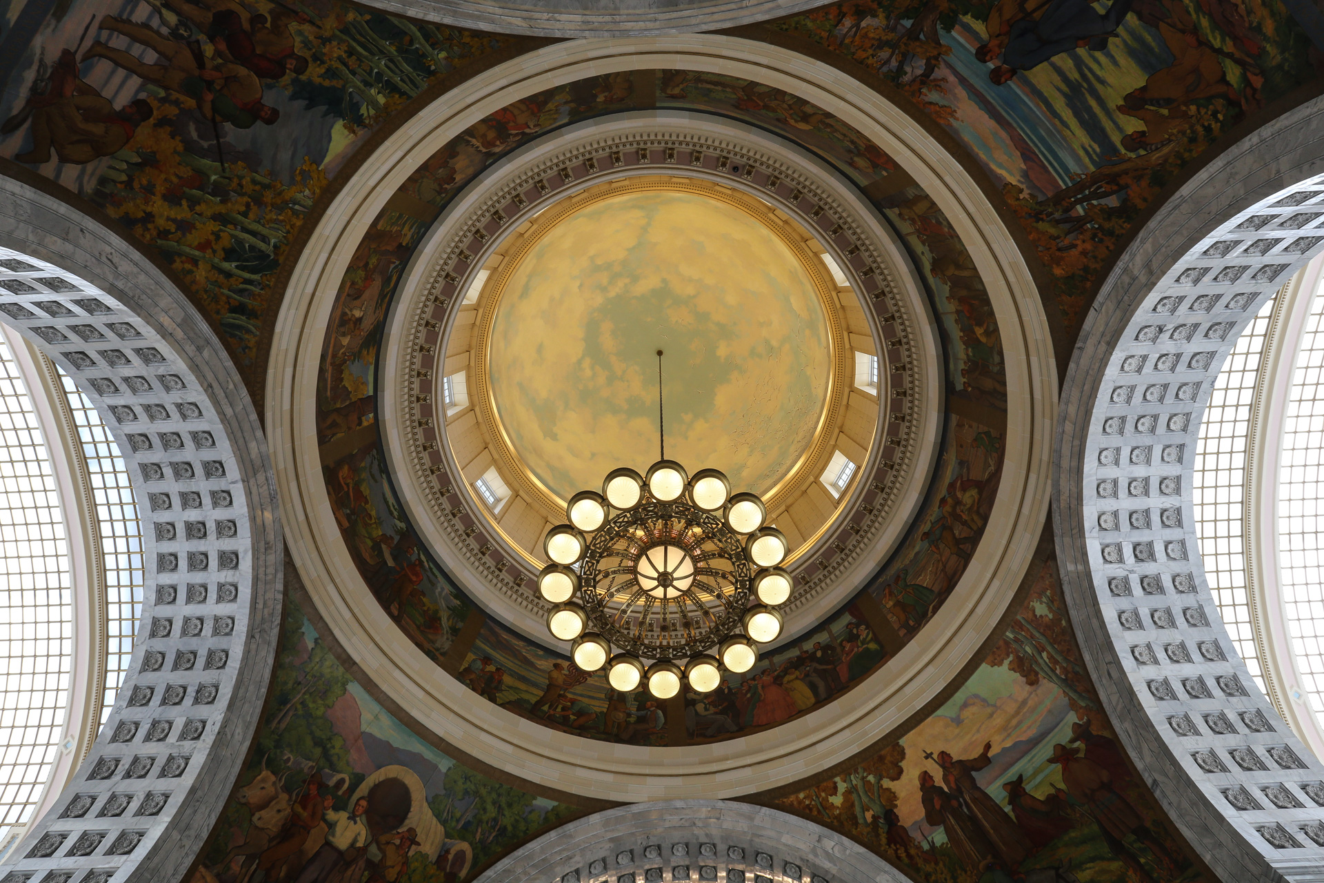 Sous la coupole du Capitole