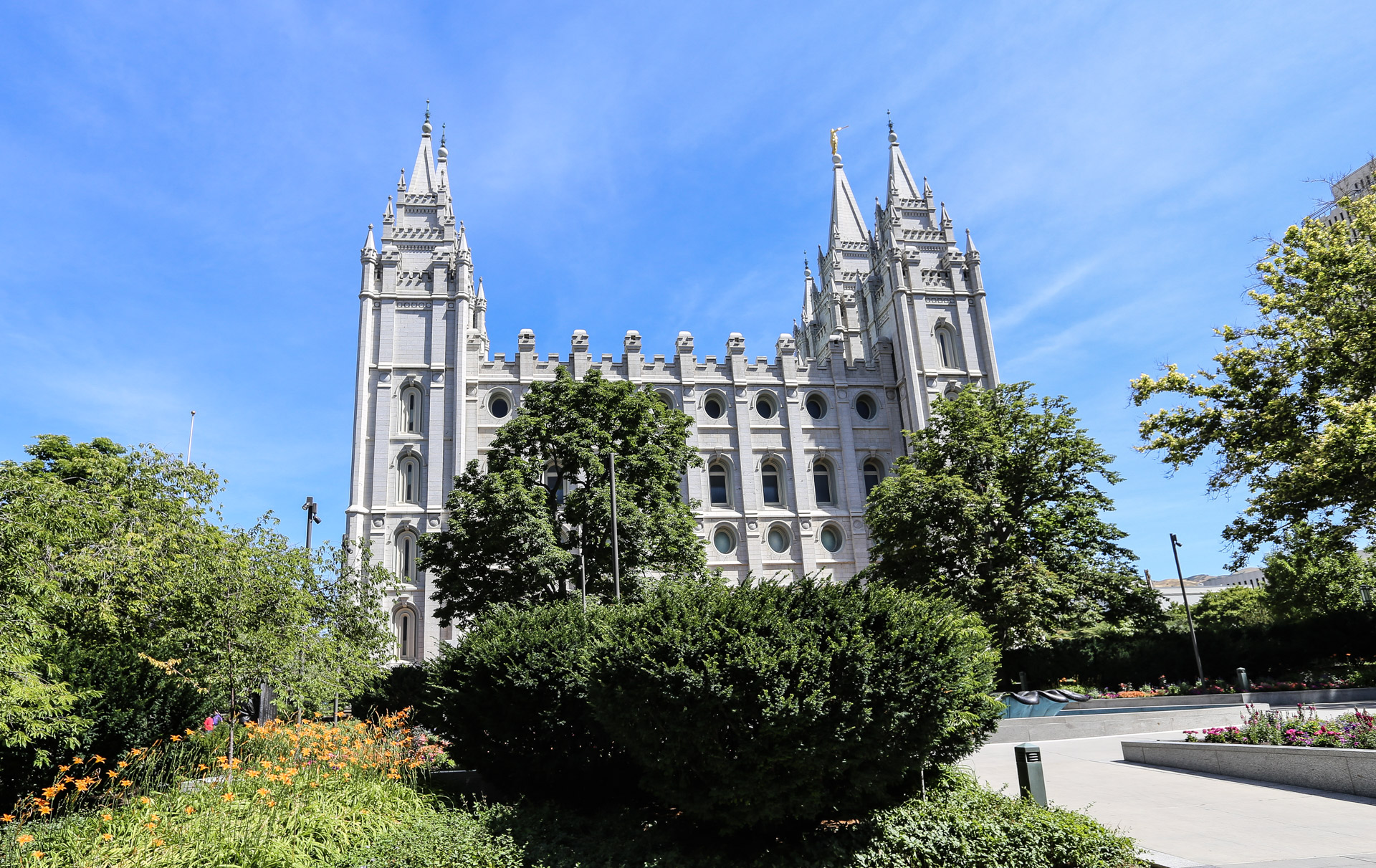 Le Temple… ouvert seulement aux membres de l’église mormone