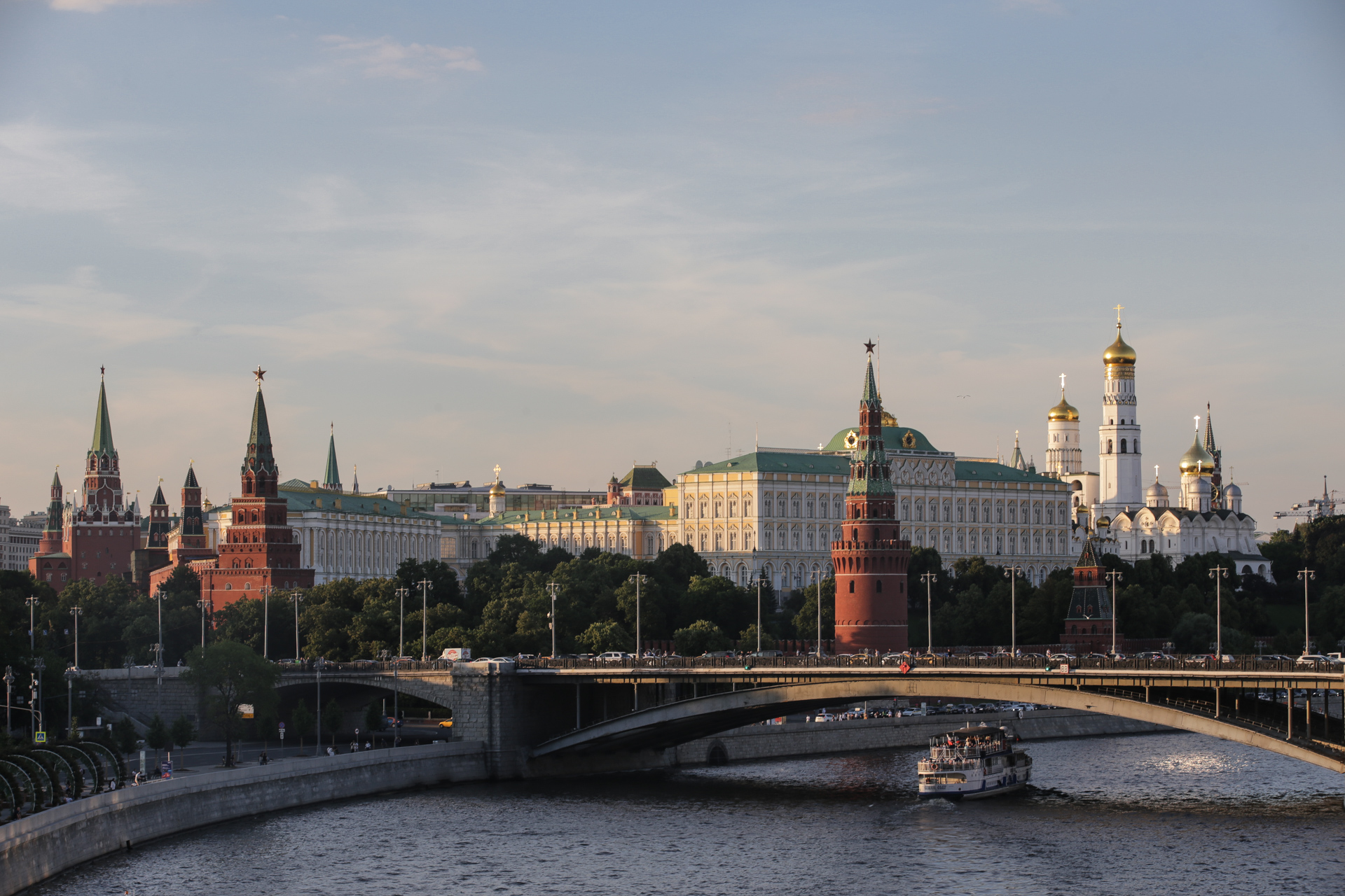 Le Kremlin depuis la Passerelle des Patriarches
