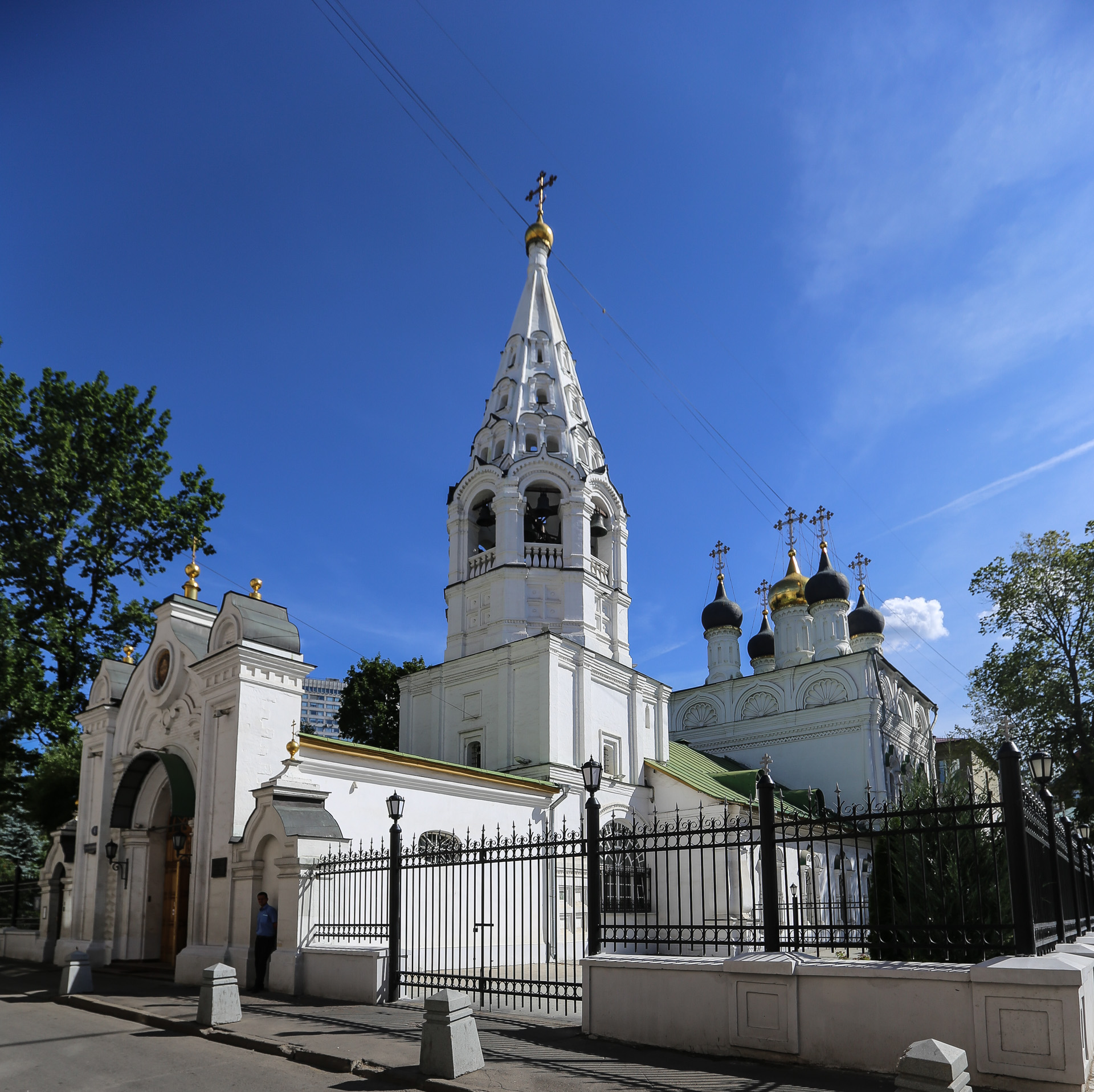 Moscou l’Eglise de la Transfiguration du Sauveur sur les Sables