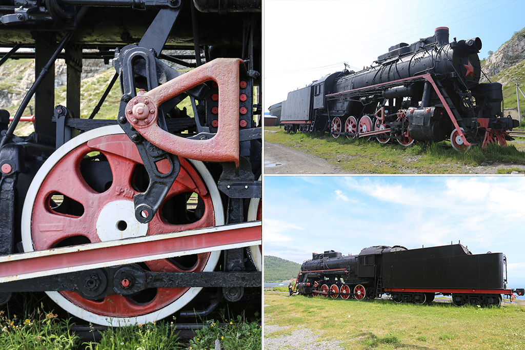 La gare de Baykal locomotive