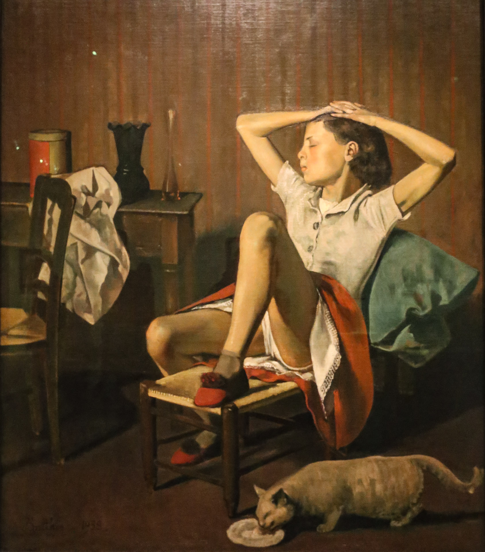 Un célèbre tableau de Balthus 