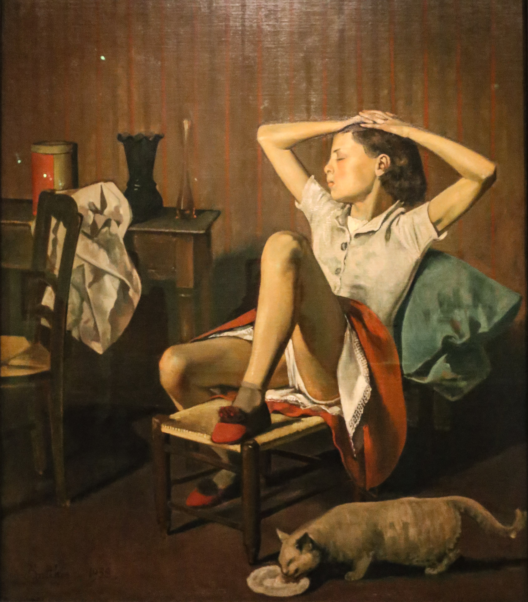 Un célèbre tableau de Balthus 