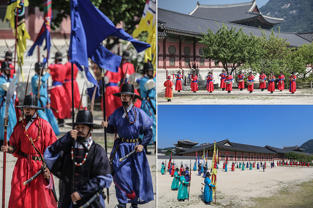 Releve de la garde palais Gyeongbokgung