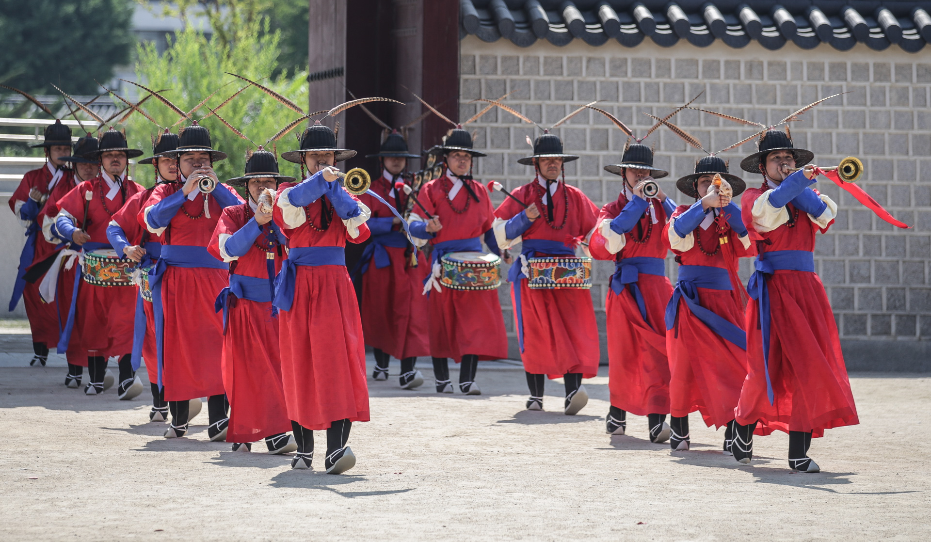 Releve de la garde palais Gyeongbokgung