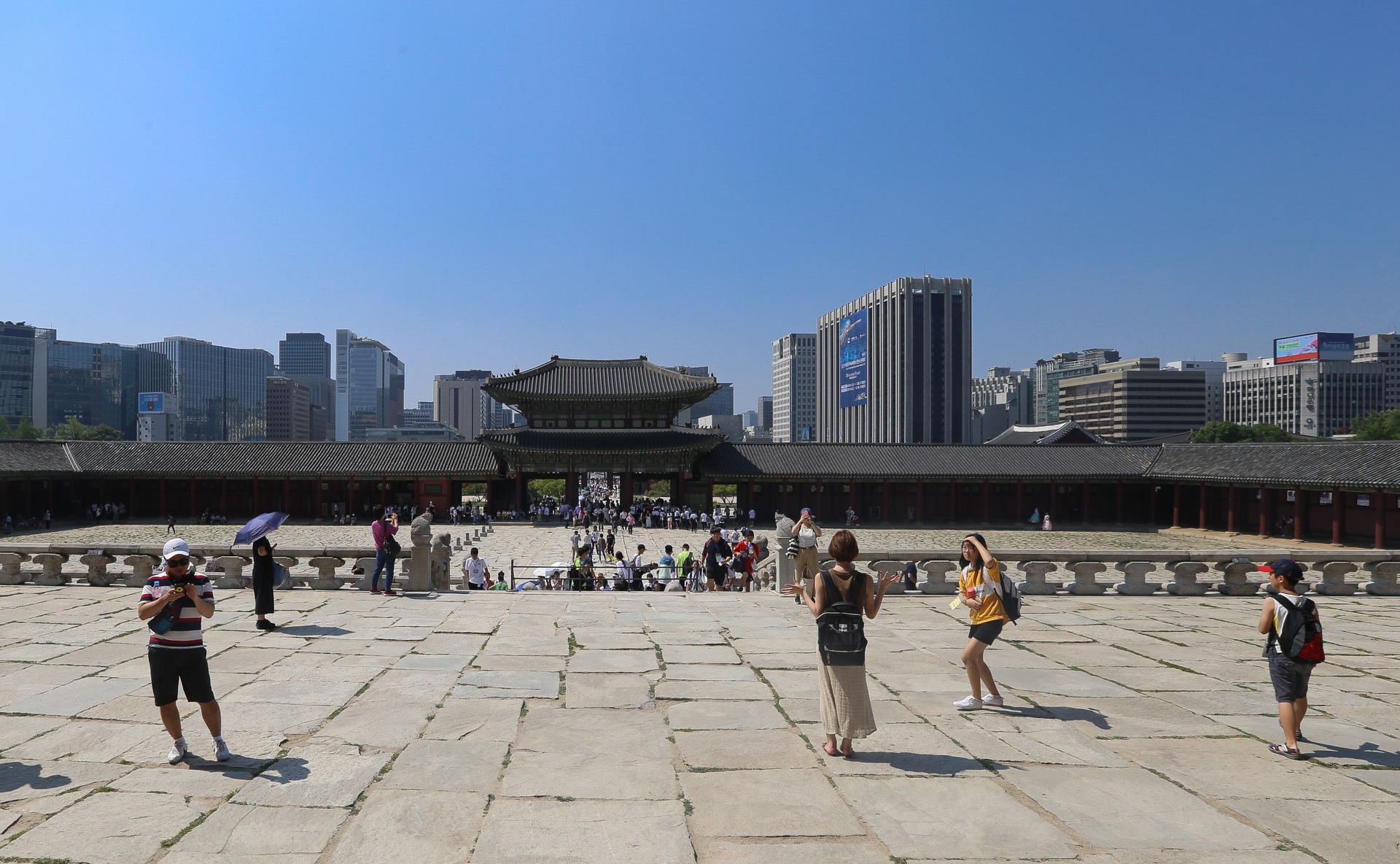 Esplanade palais Gyeongbokgung