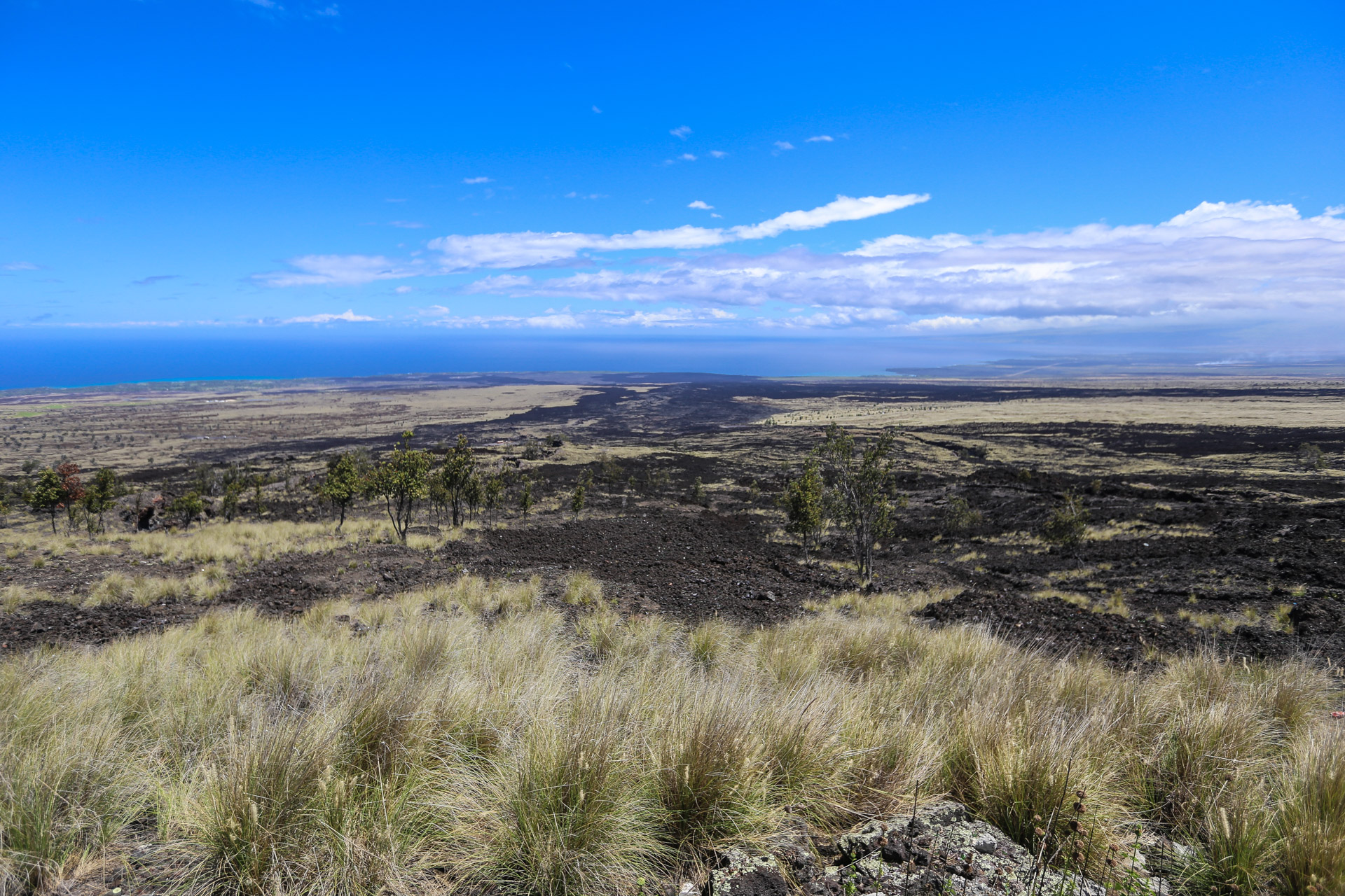 Hawai’i, the Big Island coulée de lave