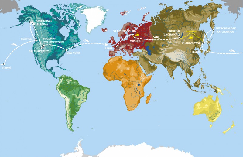 Préparation du Tour du monde