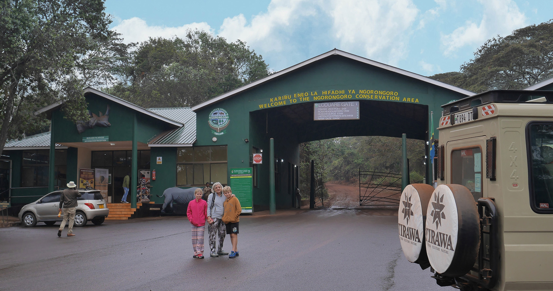 Entrée du parc ngorogonro