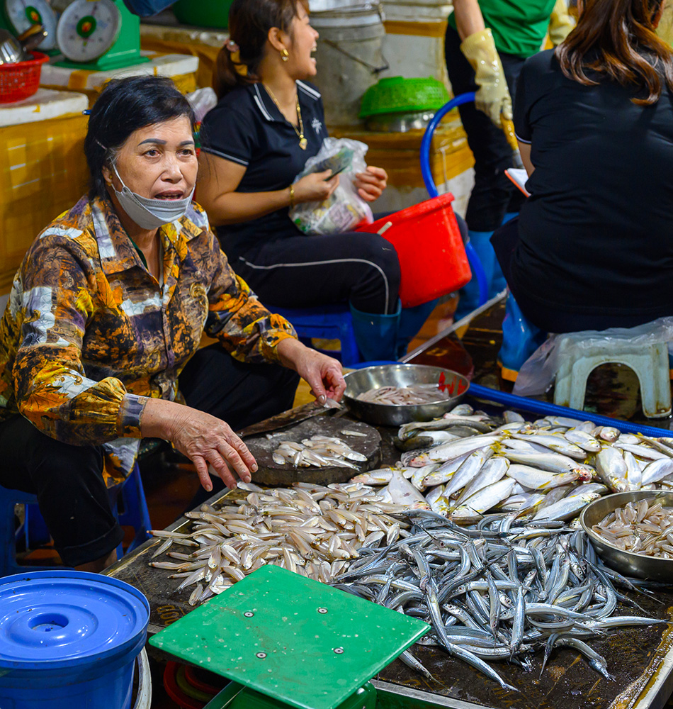 marché de Cát Bà