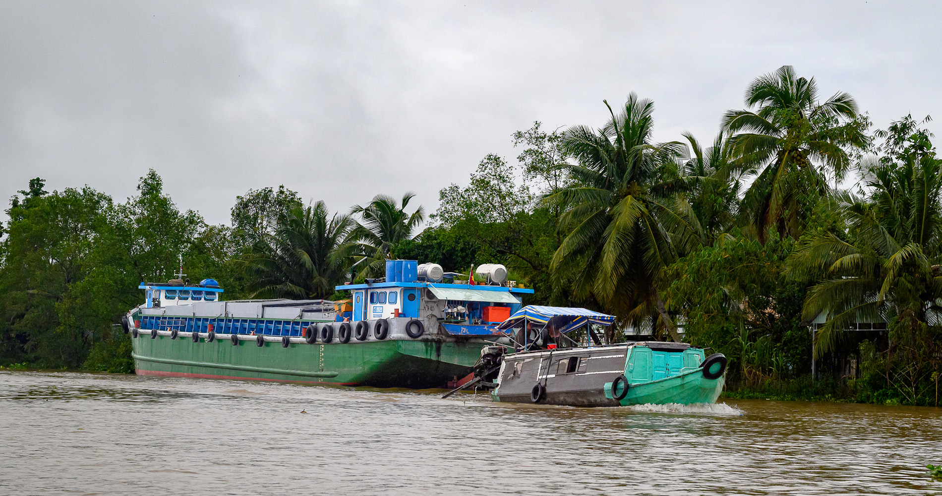 marché flottant de Cai Ran