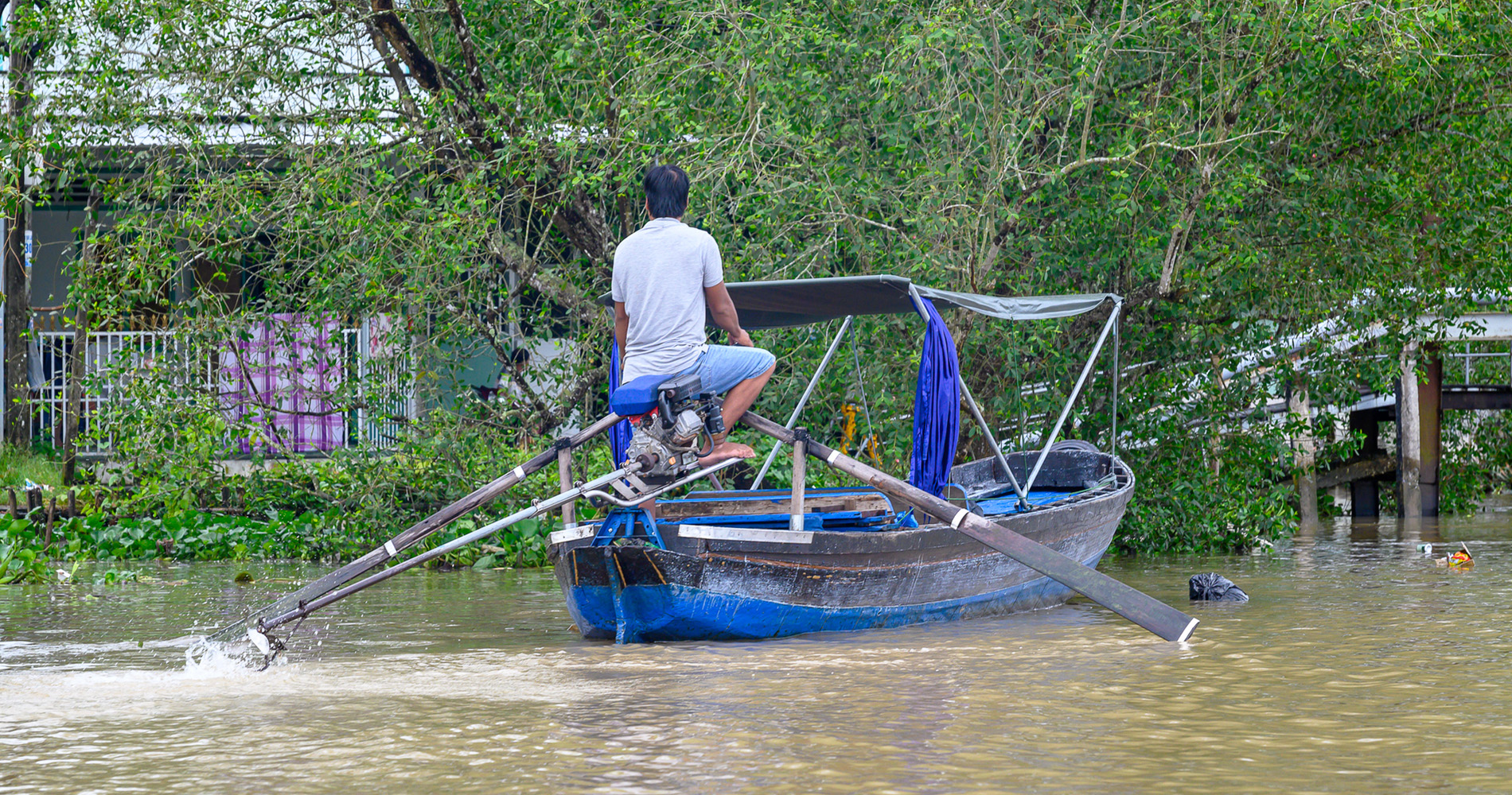 marché flottant de Cai Ran