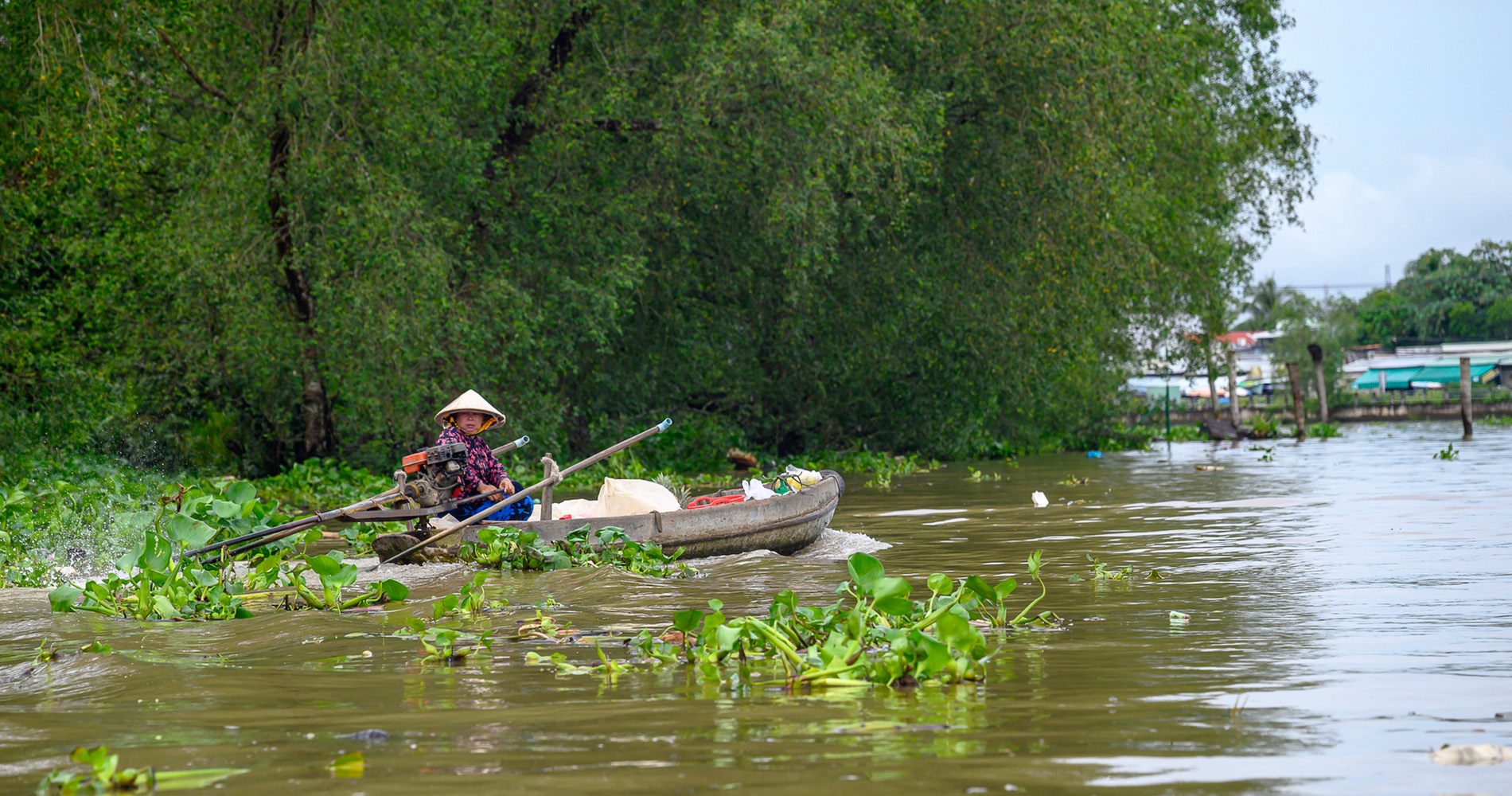 marché flottant de Cai Ran