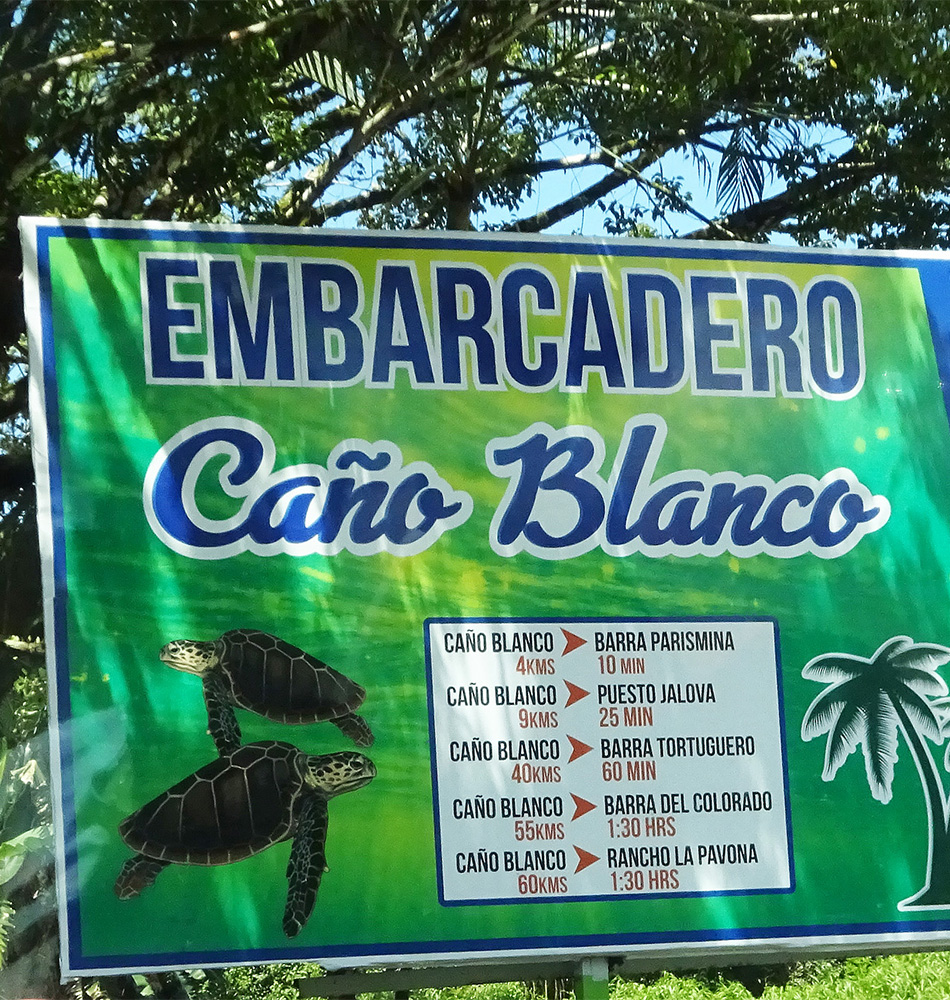 L'e​​​​​mbarcadère de Cano Blanco