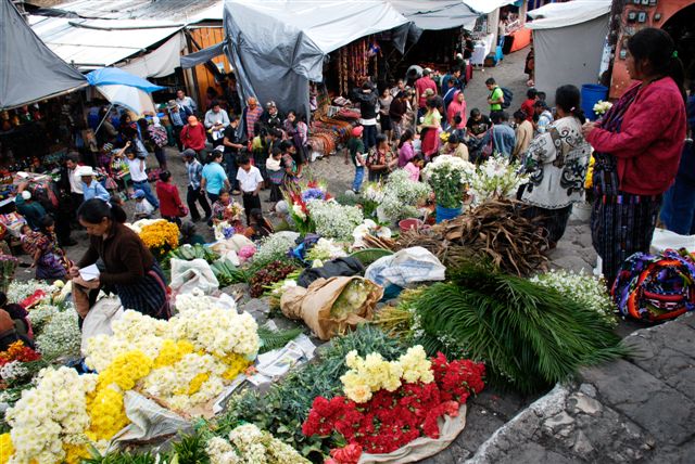 Jour de marché à Chichicastenango