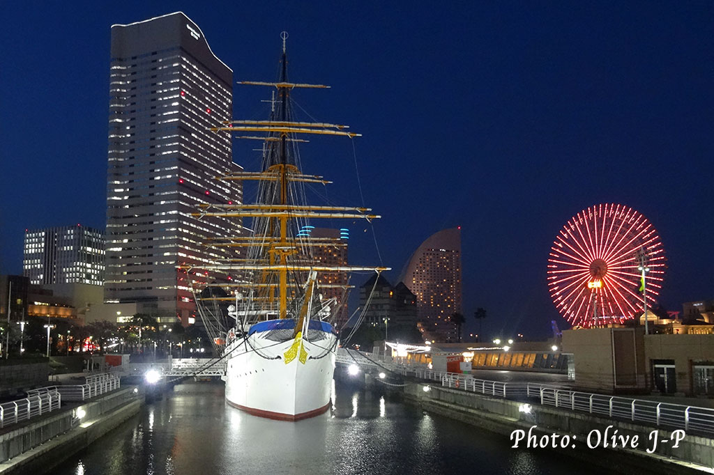 Nippon Maru, le bateau-musée de Minato Mirai à Yokohama