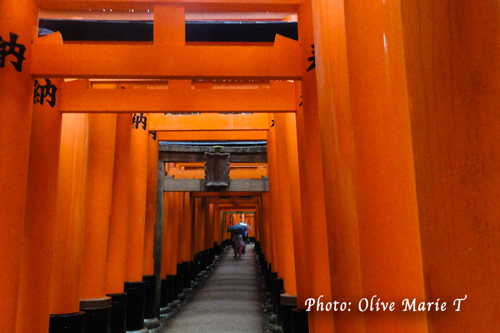 Fushimi Inari avec ses milliers de toriis. Kyoto