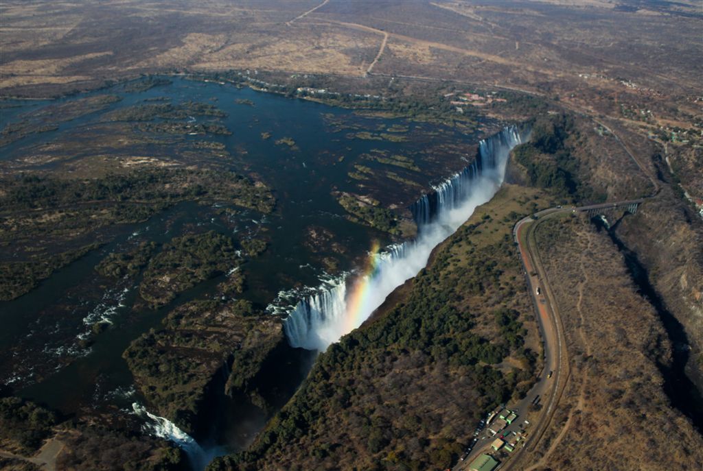 Les chutes Victoria, l'une des sept merveilles naturelles du monde