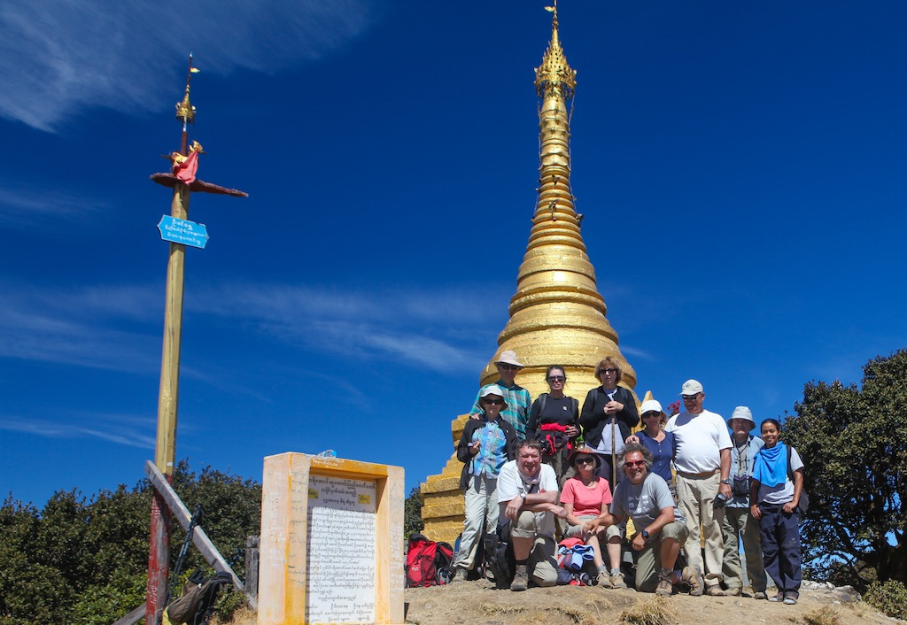 Groupe au sommet du Mt Victoria