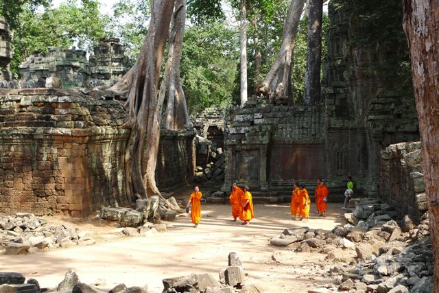 Autour d'Angkor Vat et de Ta Prohm