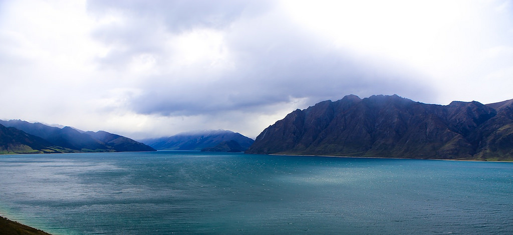 Paysage depuis le sommet de Mt Iron - De Wanaka à Fox Glacier