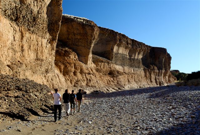 Marche dans le canyon