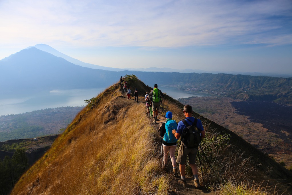 Pendant la descente du Mt Batur